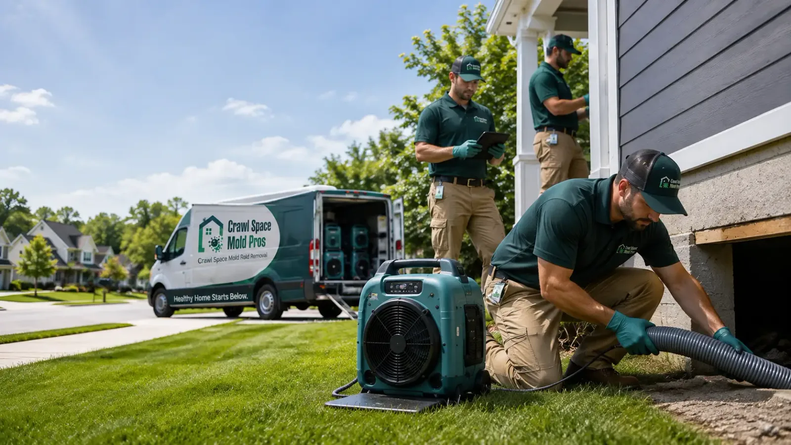 Crawl Space Mold Removal in Pinole, CA